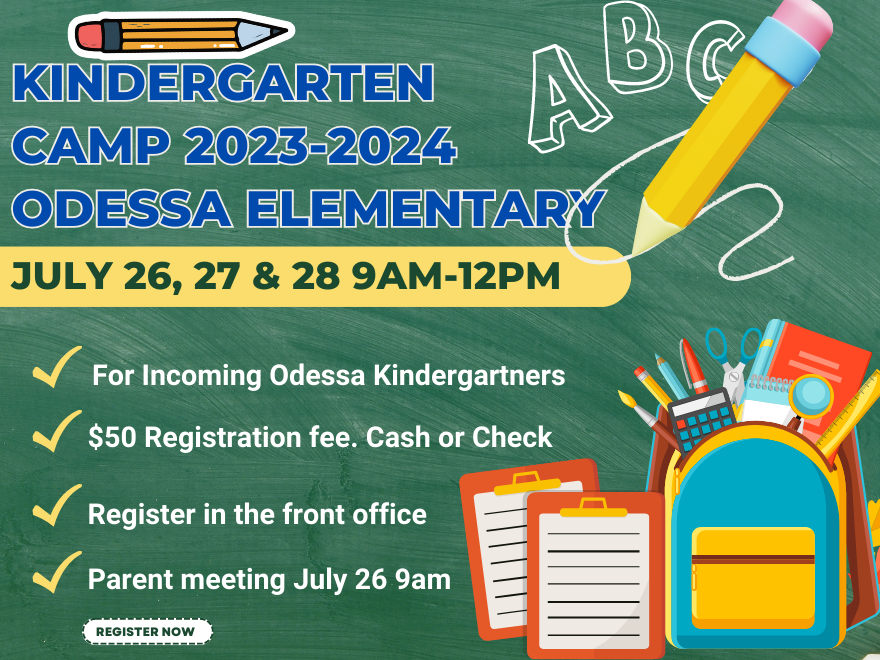 Register Today for Kinder Camp!
