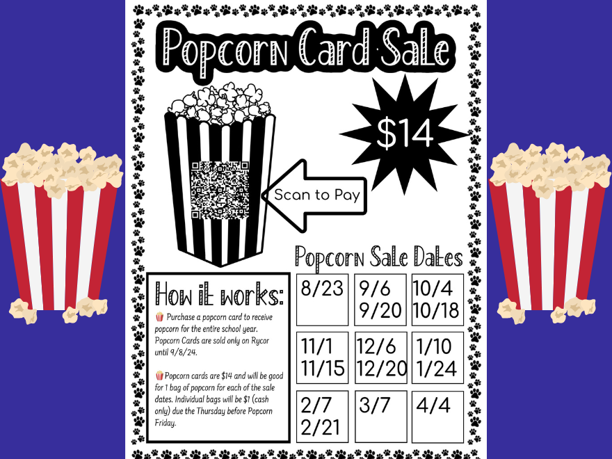 Popcorn Card Sale 2024