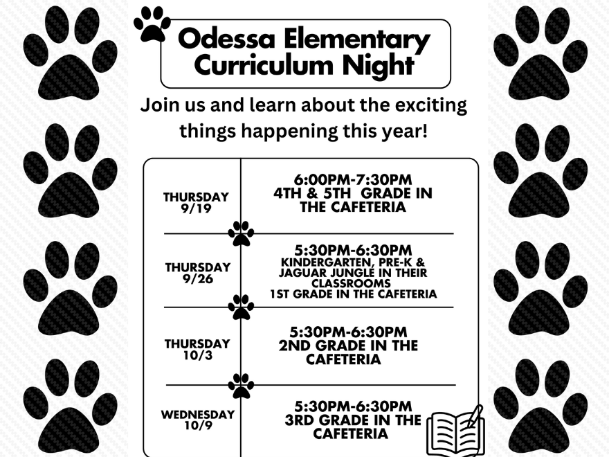 Curriculum Nights!