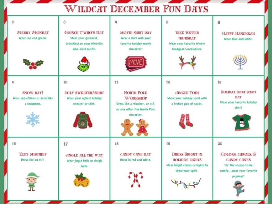 Wildcat December Fun Days!