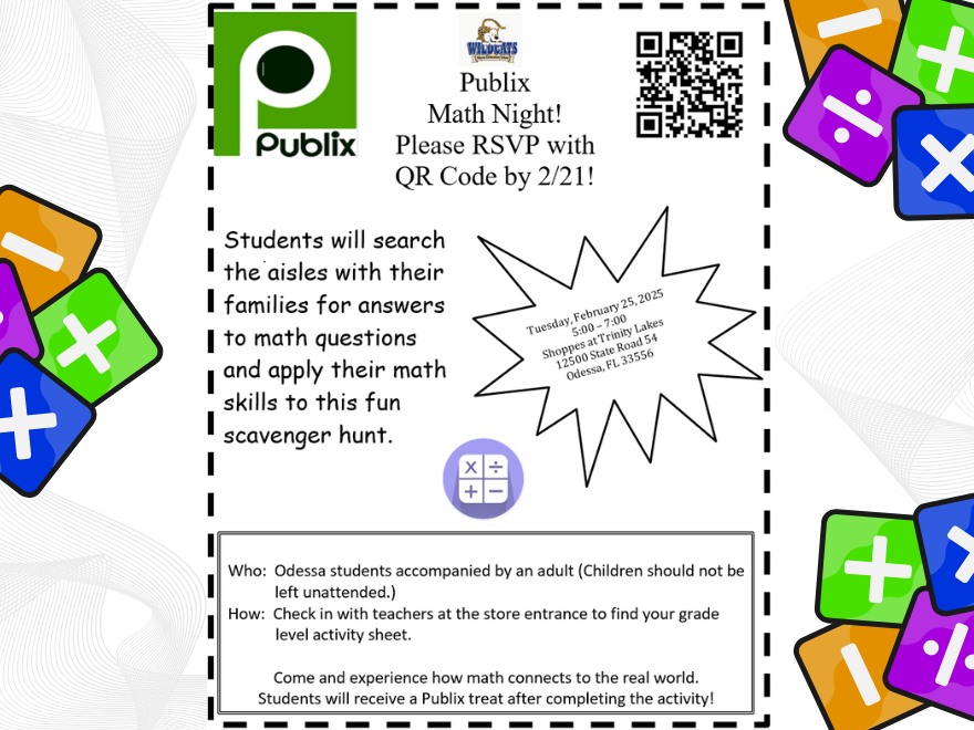 Publix Math Night