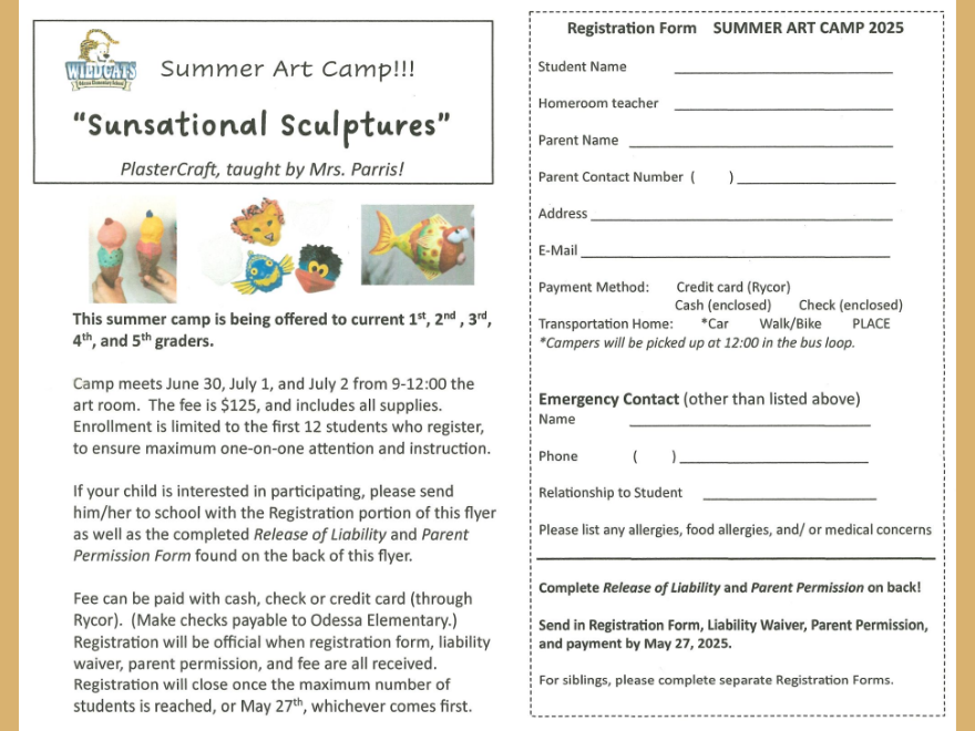 Summer Art Camp