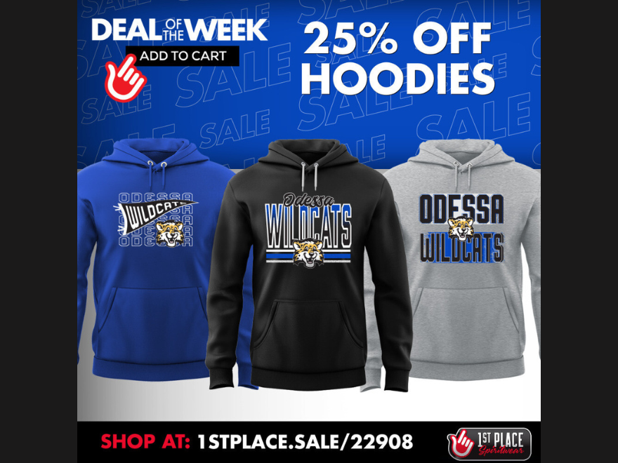 Odessa Swag Sale on Hoodies!