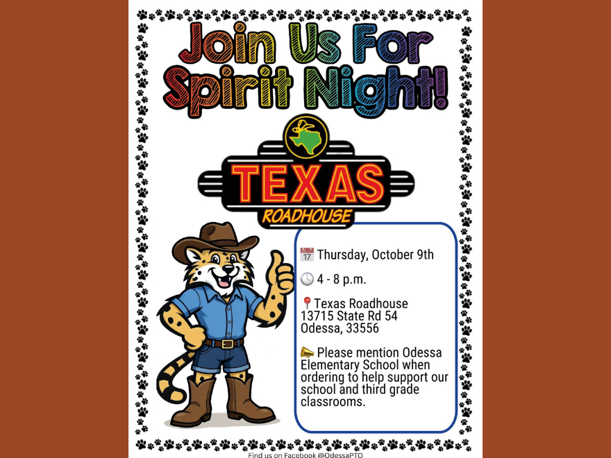 Texas Roadhouse Spirit Night